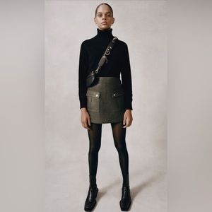 Faux Leather Zara Skort Size S